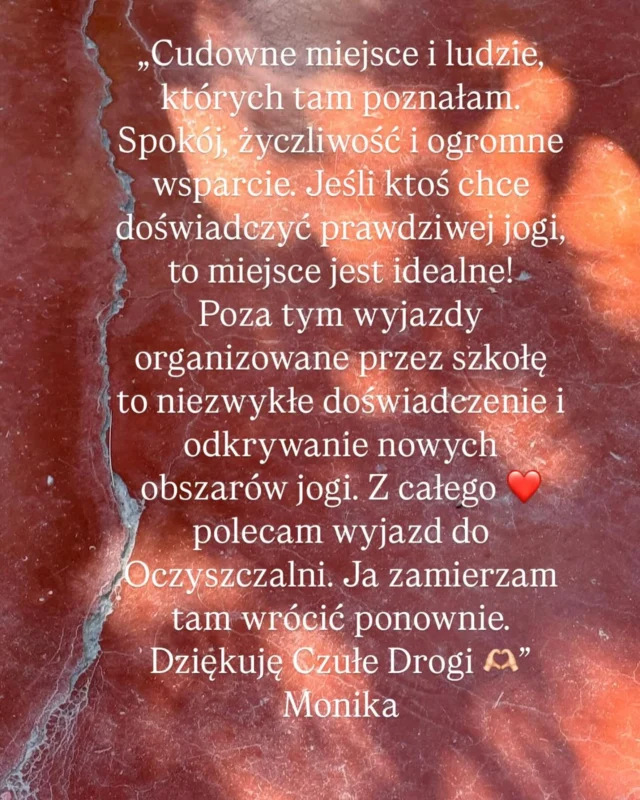 Pięknie dziękujemy za dotychczasowe OPINIE o nas!! ♥️ Na google maps można podzielić się opinią o naszej szkole. Będzie nam bardzo miło jeśli po praktyce zostawisz swoją opinię. Pomoże nam to rozwijać naszą szkołę! ♥️ Z czułością Wiola x Team Czułe drogi.  Link tu: https://tiny.pl/z0nd8p-b